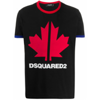 Dsquared2 Camiseta com estampa de logo - Preto