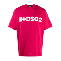 Dsquared2 Camiseta com estampa de logo - Rosa