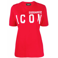 Dsquared2 Camiseta com estampa de logo - Vermelho