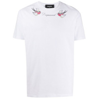 Dsquared2 Camiseta decote careca com logo Icon - Branco
