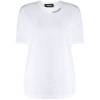 Dsquared2 Camiseta desconstruída com logo - Branco