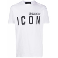 Dsquared2 Camiseta gola careca com estampa Icon - Branco