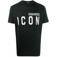 Dsquared2 Camiseta gola careca com estampa Icon - Preto