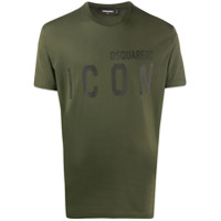 Dsquared2 Camiseta gola careca com estampa Icon - Verde