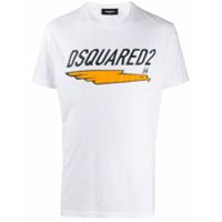 Dsquared2 Camiseta mangas curtas com estampa de logo - Branco