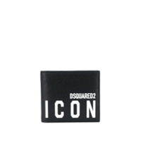 Dsquared2 Carteira com estampa de logo Icon - Preto