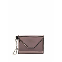 Dsquared2 Carteira metálica com estampa de logo - Prateado