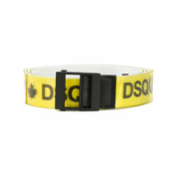 Dsquared2 Cinto com estampa de logo - Amarelo
