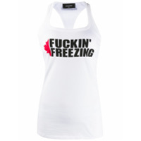 Dsquared2 Colete com estampa Freezing - Branco