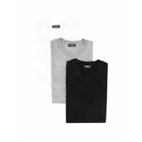 Dsquared2 Conjunto com 3 camisetas preto com logo