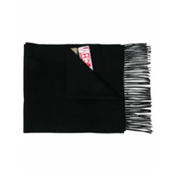 Dsquared2 Echarpe com estampa de patch - Preto