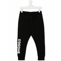 Dsquared2 Kids Calça esportiva com estampa de logo - Preto