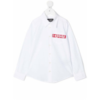 Dsquared2 Kids Camisa com estampa de logo - Branco