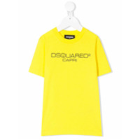 Dsquared2 Kids Camiseta Capri com estampa de logo - Amarelo