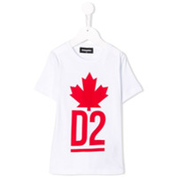 Dsquared2 Kids Camiseta com estampa Canadian - Branco