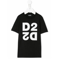 Dsquared2 Kids Camiseta com estampa D2 - Preto