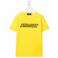 Dsquared2 Kids Camiseta com estampa de logo - Amarelo