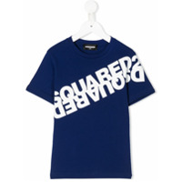 Dsquared2 Kids Camiseta com estampa de logo - Azul