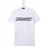 Dsquared2 Kids Camiseta com estampa de logo - Branco