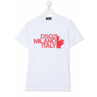 Dsquared2 Kids Camiseta com estampa de logo - Branco