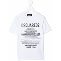 Dsquared2 Kids Camiseta com estampa de logo - Branco