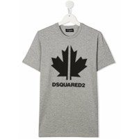 Dsquared2 Kids Camiseta com estampa de logo - Cinza