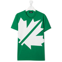 Dsquared2 Kids Camiseta com estampa de logo - Verde