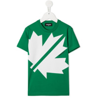 Dsquared2 Kids Camiseta com estampa de logo - Verde