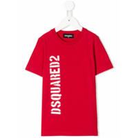 Dsquared2 Kids Camiseta com estampa de logo - Vermelho