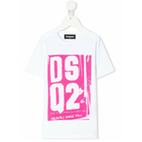 Dsquared2 Kids Camiseta com estampa DSQ2 - Branco