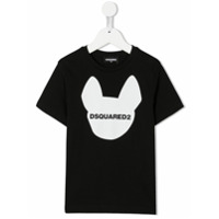 Dsquared2 Kids Camiseta com estampa gráfica - Preto