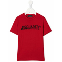 Dsquared2 Kids Camiseta com estampa gráfica - Vermelho