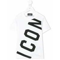 Dsquared2 Kids Camiseta com estampa 'ICON' - Branco