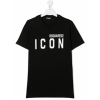 Dsquared2 Kids Camiseta com estampa Icon - Preto