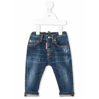 Dsquared2 Kids distressed detail jeans - Azul