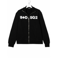 Dsquared2 Kids Jaqueta esportiva com logo - Preto