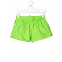 Dsquared2 Kids Short de natação com estampa de logo - Verde