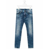 Dsquared2 Kids stonewashed slim-fit jeans - Azul