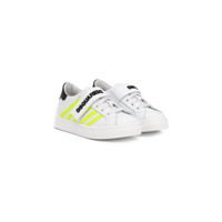 Dsquared2 Kids touch strap sneakers - Branco