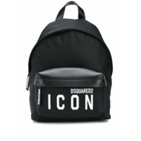 Dsquared2 Mochila com estampa de logo - Preto