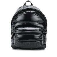 Dsquared2 Mochila matelassê com logo - Preto