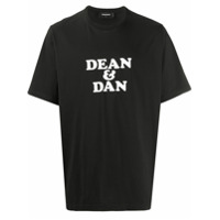 Dsquared2 Moletom com estampa Dean & Dan - Preto