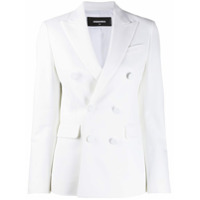 Dsquared2 plain double-breasted blazer - Branco