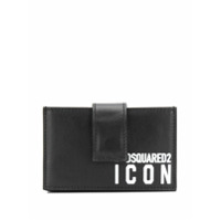 Dsquared2 Porta-cartões com estampa Icon - Preto