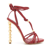 Dsquared2 Sandália de tiras com salto alto - Vermelho