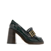 Dsquared2 Sapato com franjas e salto 100mm - Verde