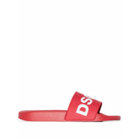 Dsquared2 Slide com estampa de logo - Vermelho