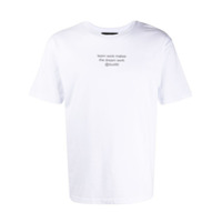 DUOltd Camiseta com estampa de slogan - Branco