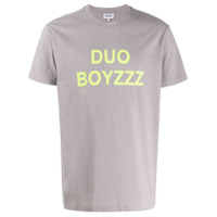 DUOltd Camiseta com estampa Duo Bouzzz - Cinza