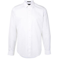 D'urban Camisa de algodão com abotoamento - Branco